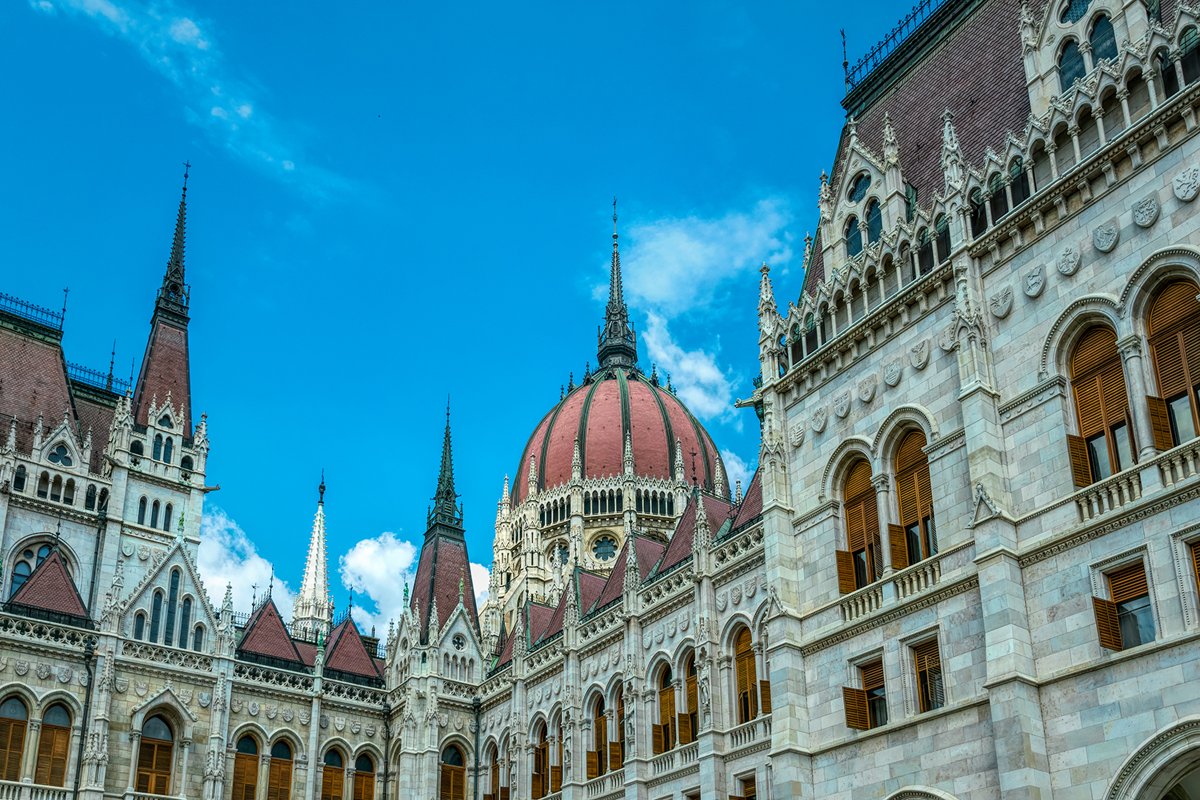 Gothic old building of the Hungarian parliament, Budapest example image 1