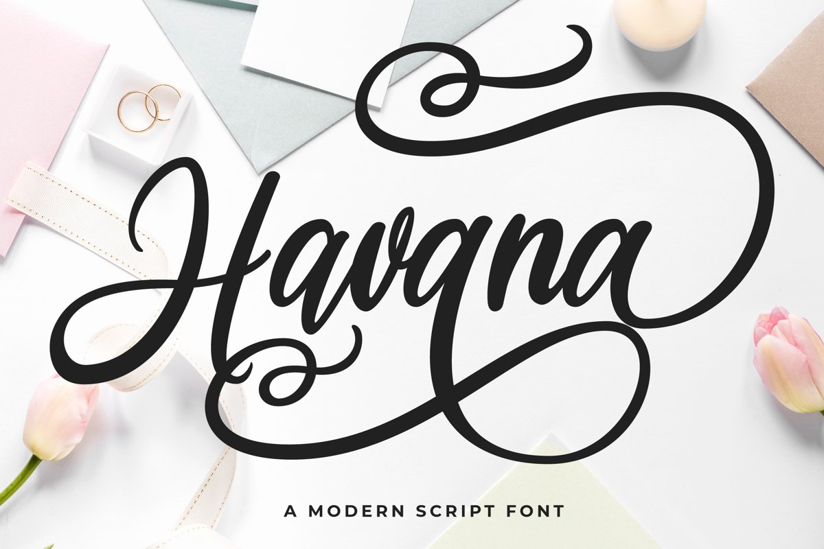 Havana - a Modern Script example image 1