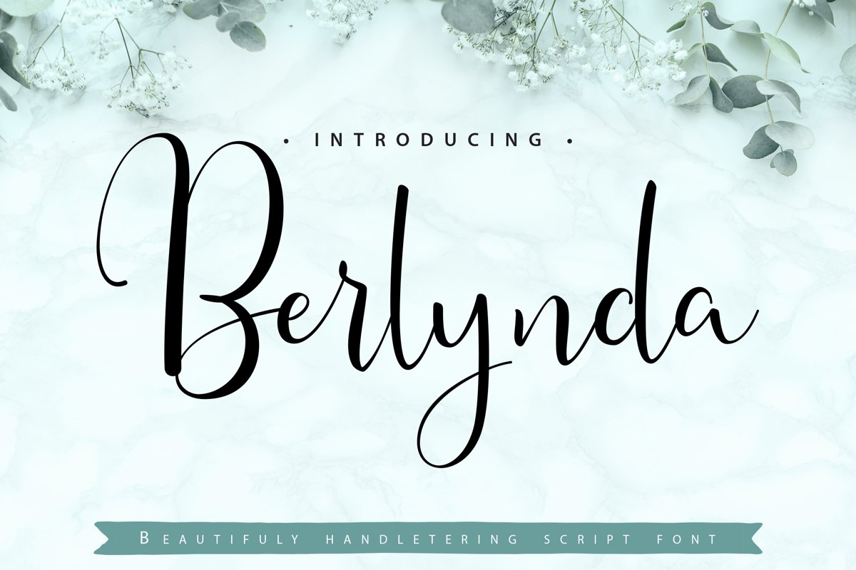 Berlynda | Handletering Script Font example image 1