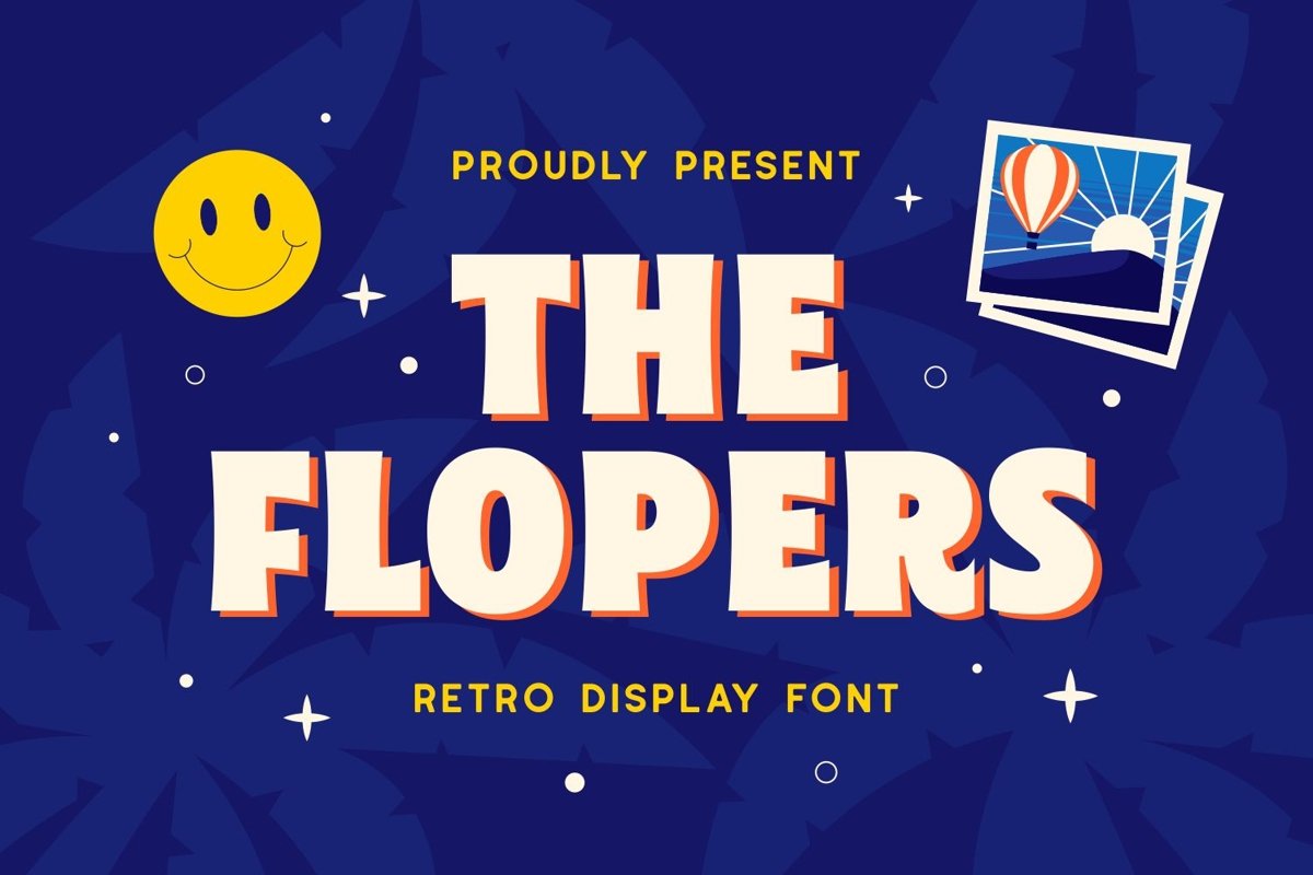 Flopers - Retro Display Font example image 1