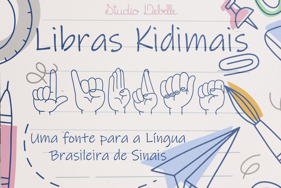Fonte Libras Kidimais example image 1