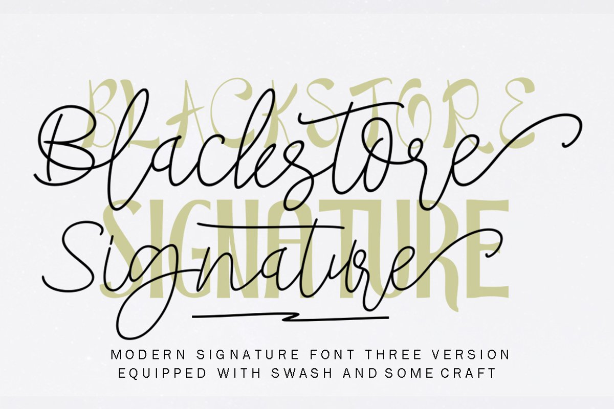 Blackstore Signature Three Version example image 1