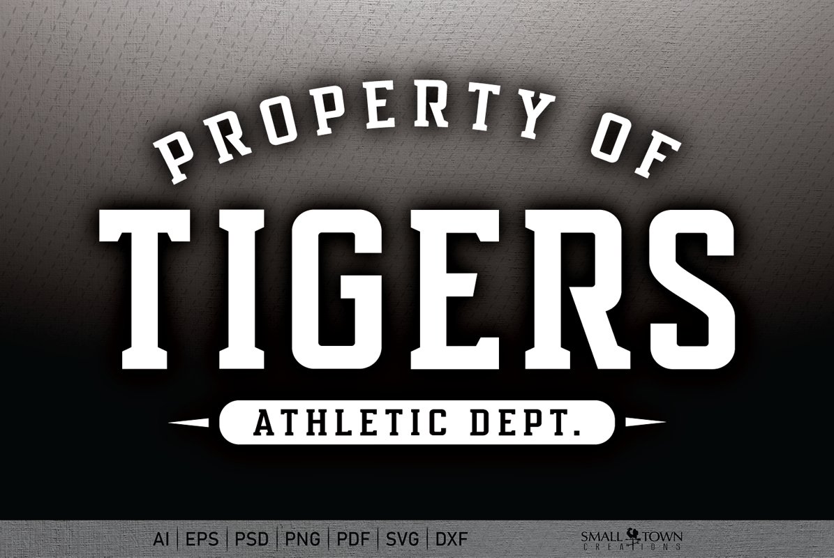 Tiger, Tiger Athletics, Tiger svg, PRINT, CUT, DESIGN example image 1
