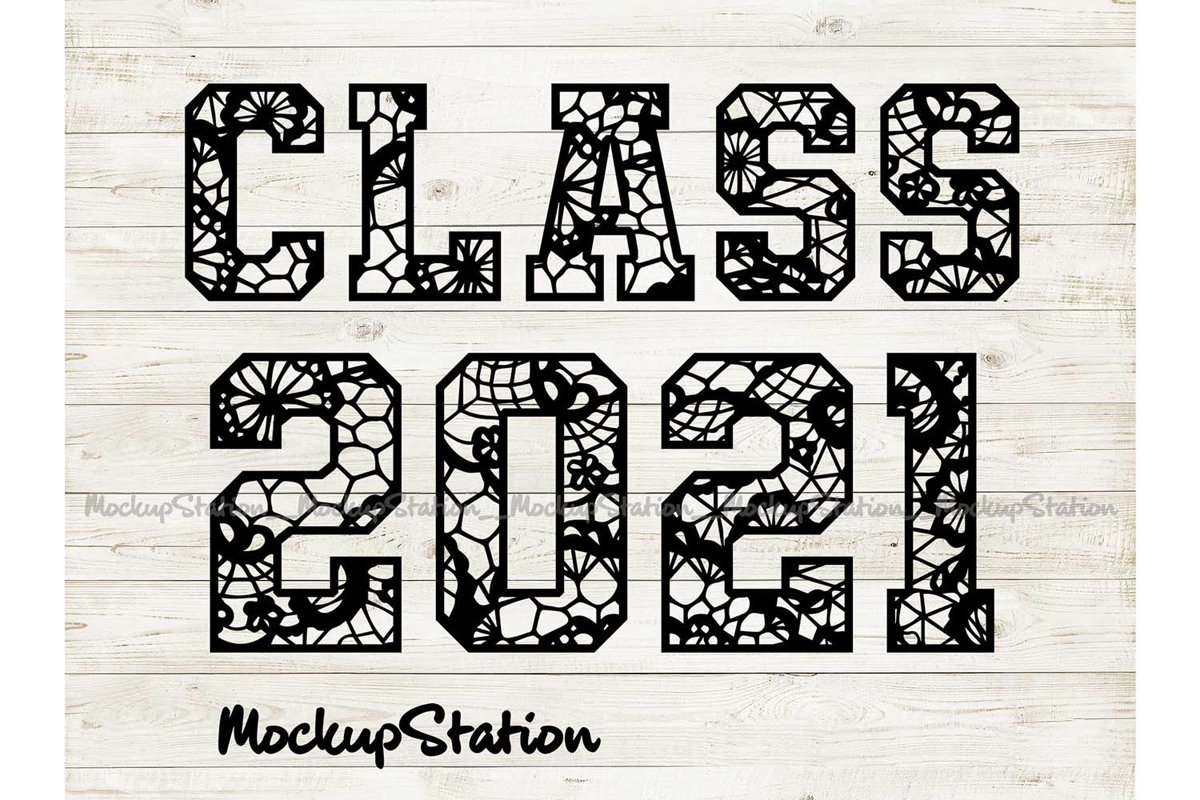 Class 2021 SVG | Senior Class of 2021 DXF EPS PNG Cut Files example image 1