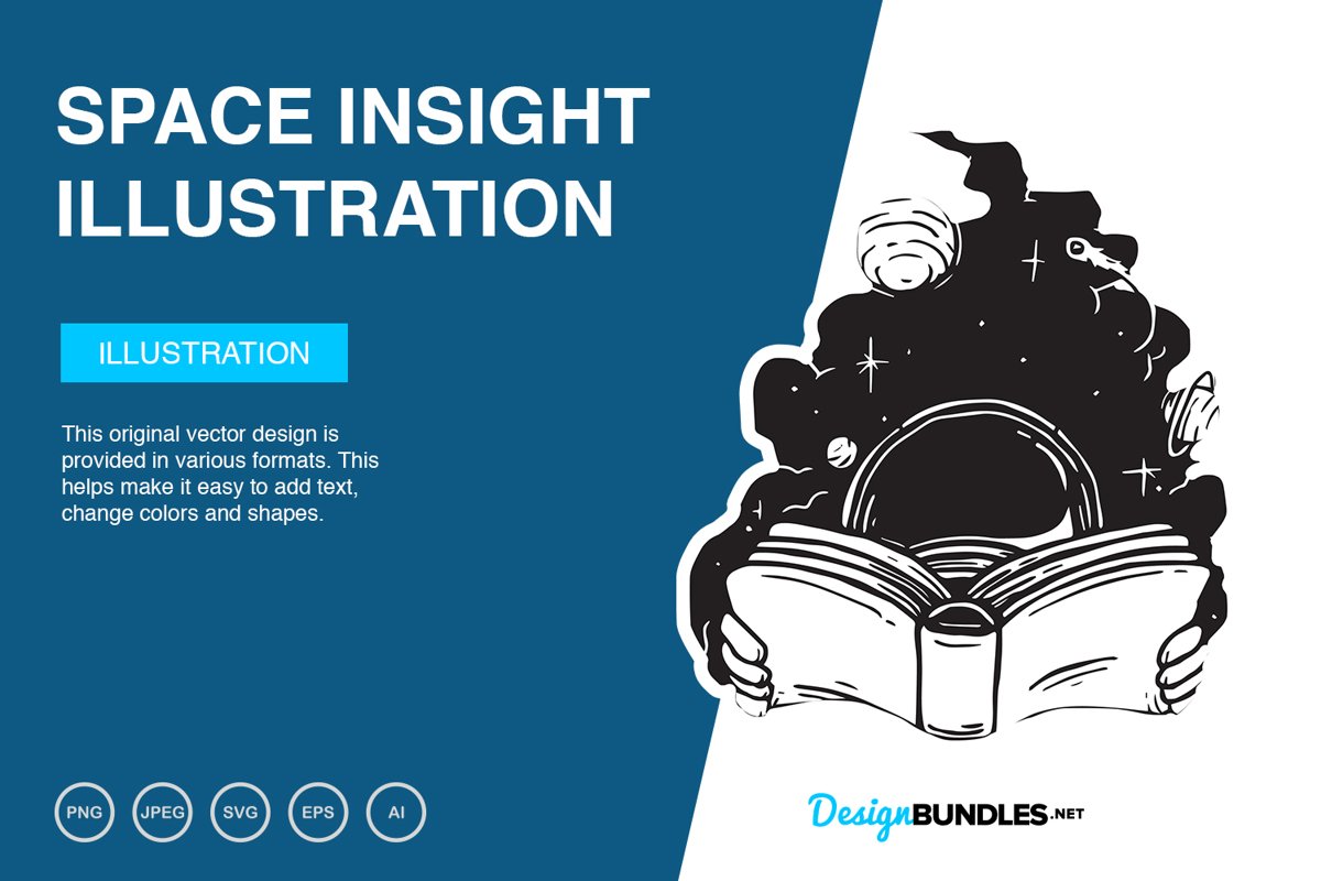 Space Insight Vector Illustration example image 1