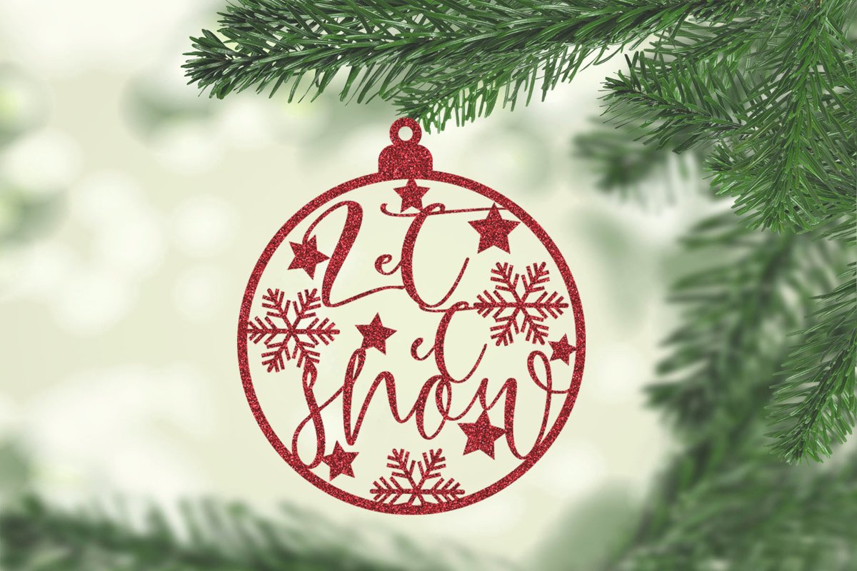 Christmas Ornament For Paper and Laser Design example image 1