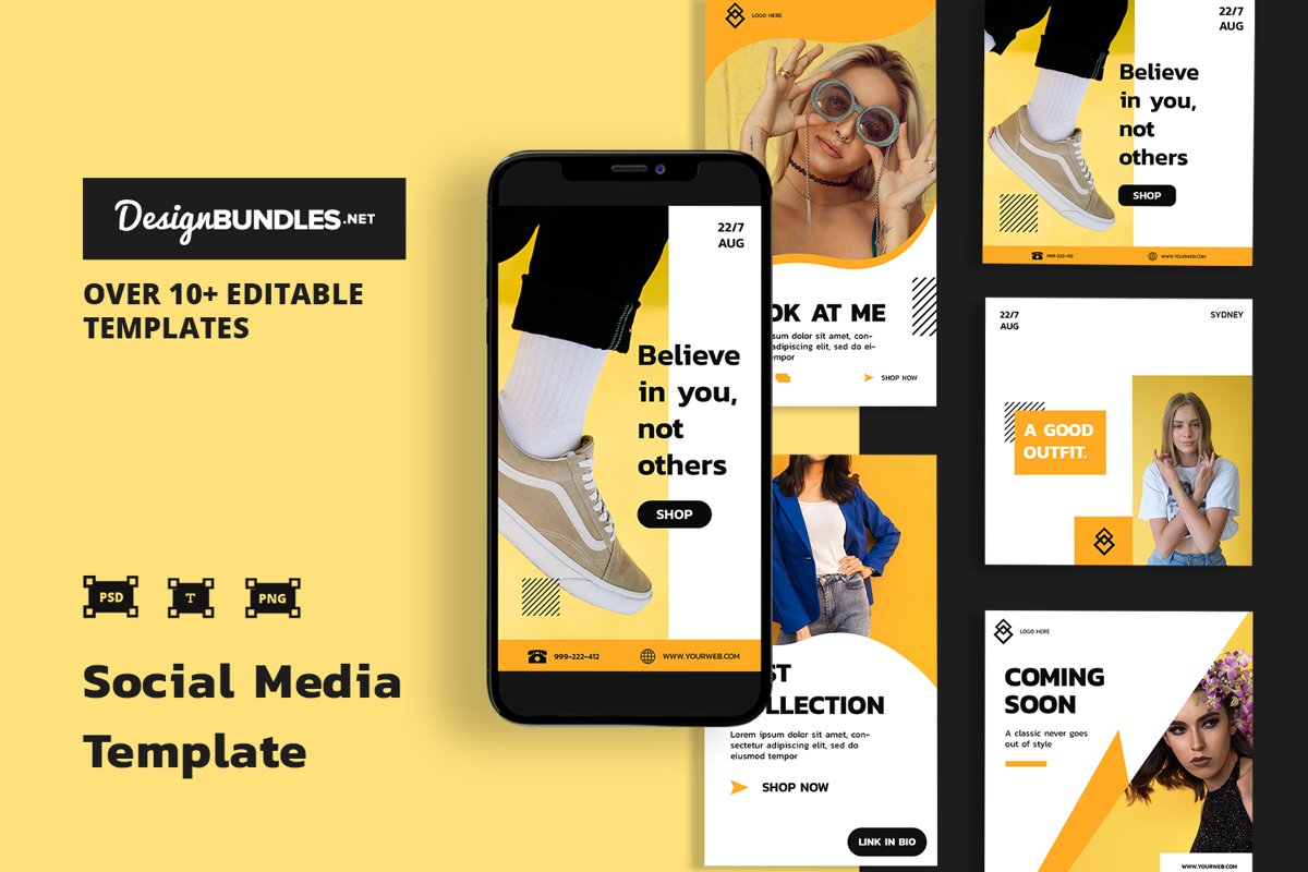 Social Media Template example image 1