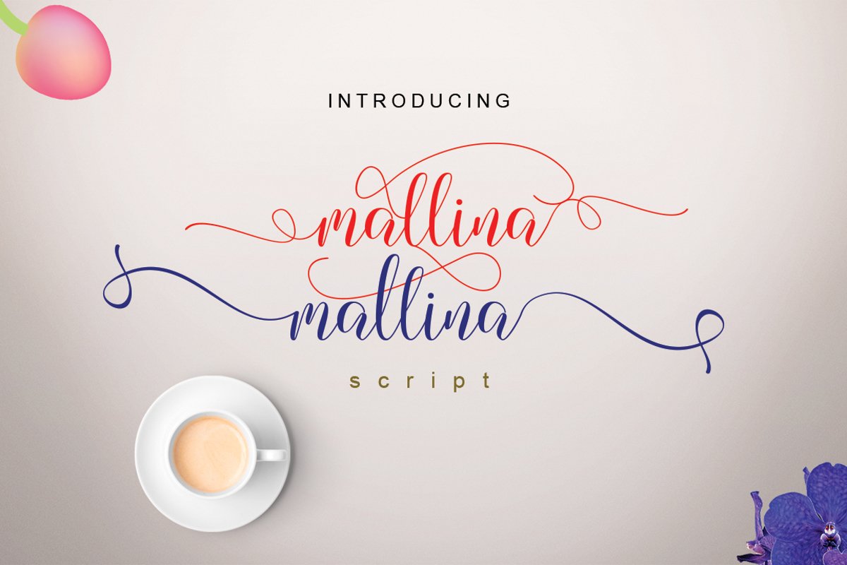 Mallina Script example image 1