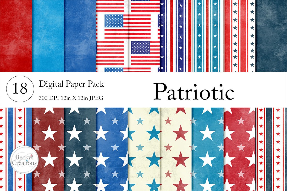 Patriotic Paper Pack example image 1
