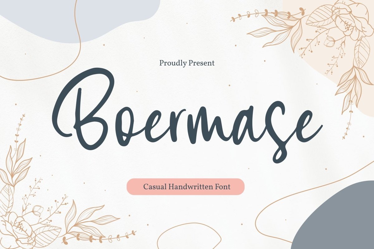 Boermase - Casual Handwritten Font example image 1