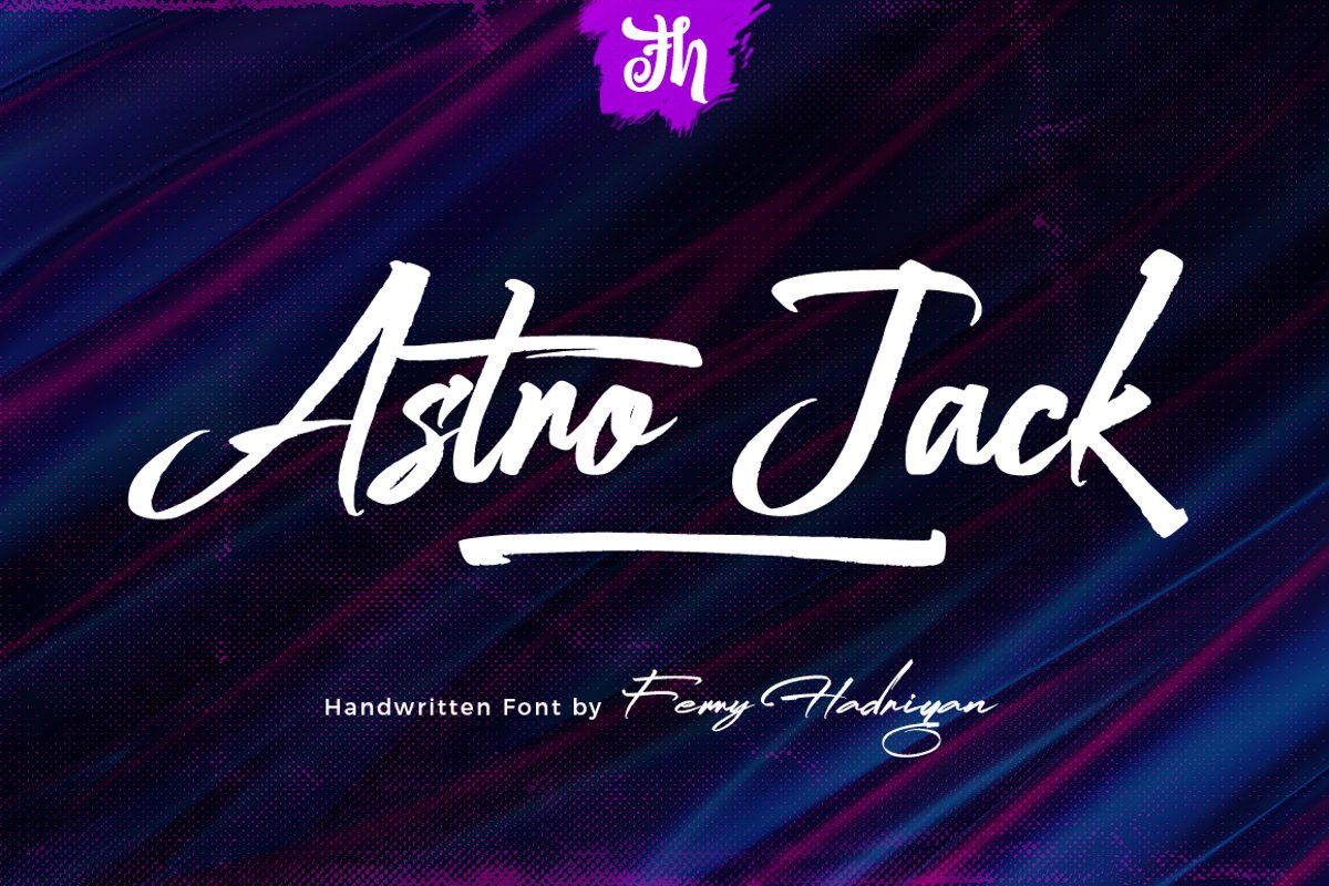 Astro Jack - Handwritten Font example image 1