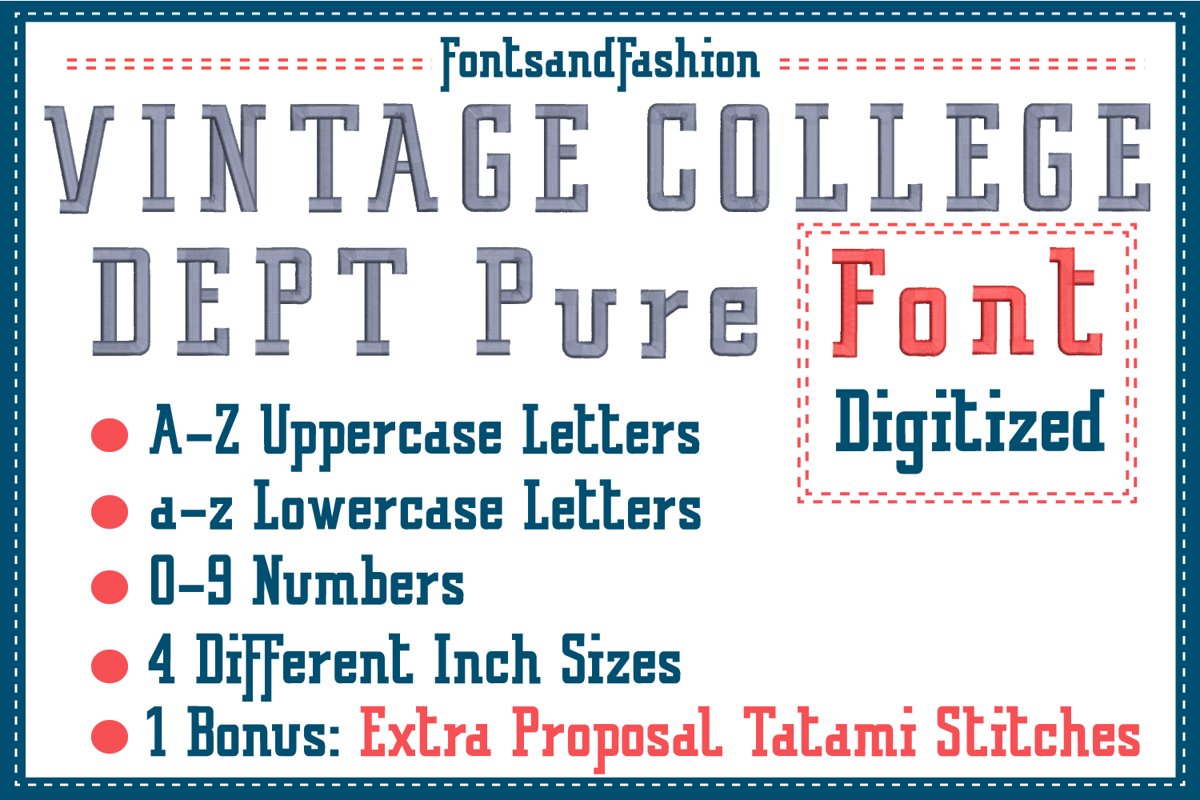 Vintage College Dept_Pure DIGITIZED example image 1