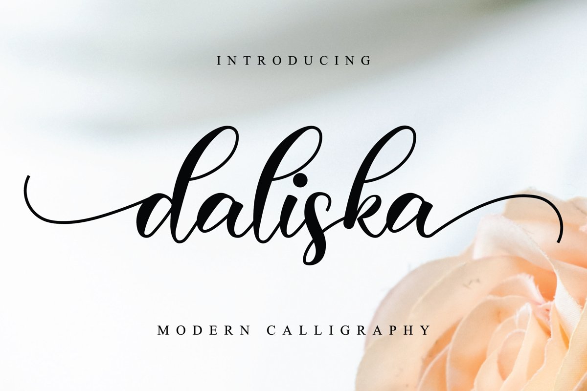 Daliska Script example image 1
