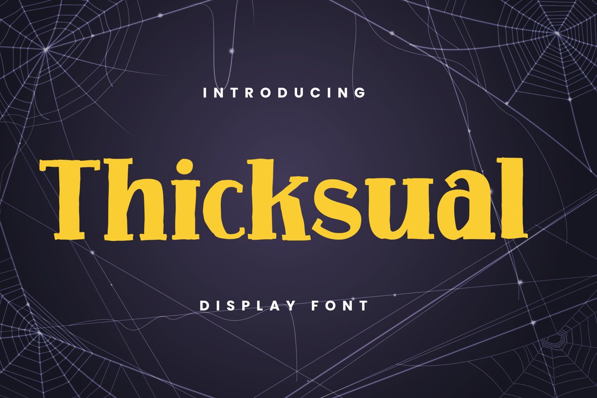 Thicksual Font example image 1