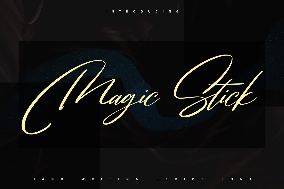 MagicStick | Handwriting Script Font example image 1