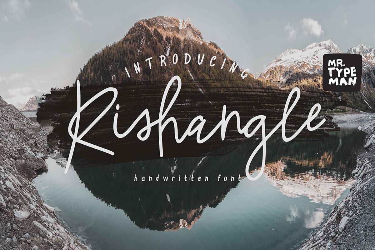Rishangle Handwritten Script example image 1