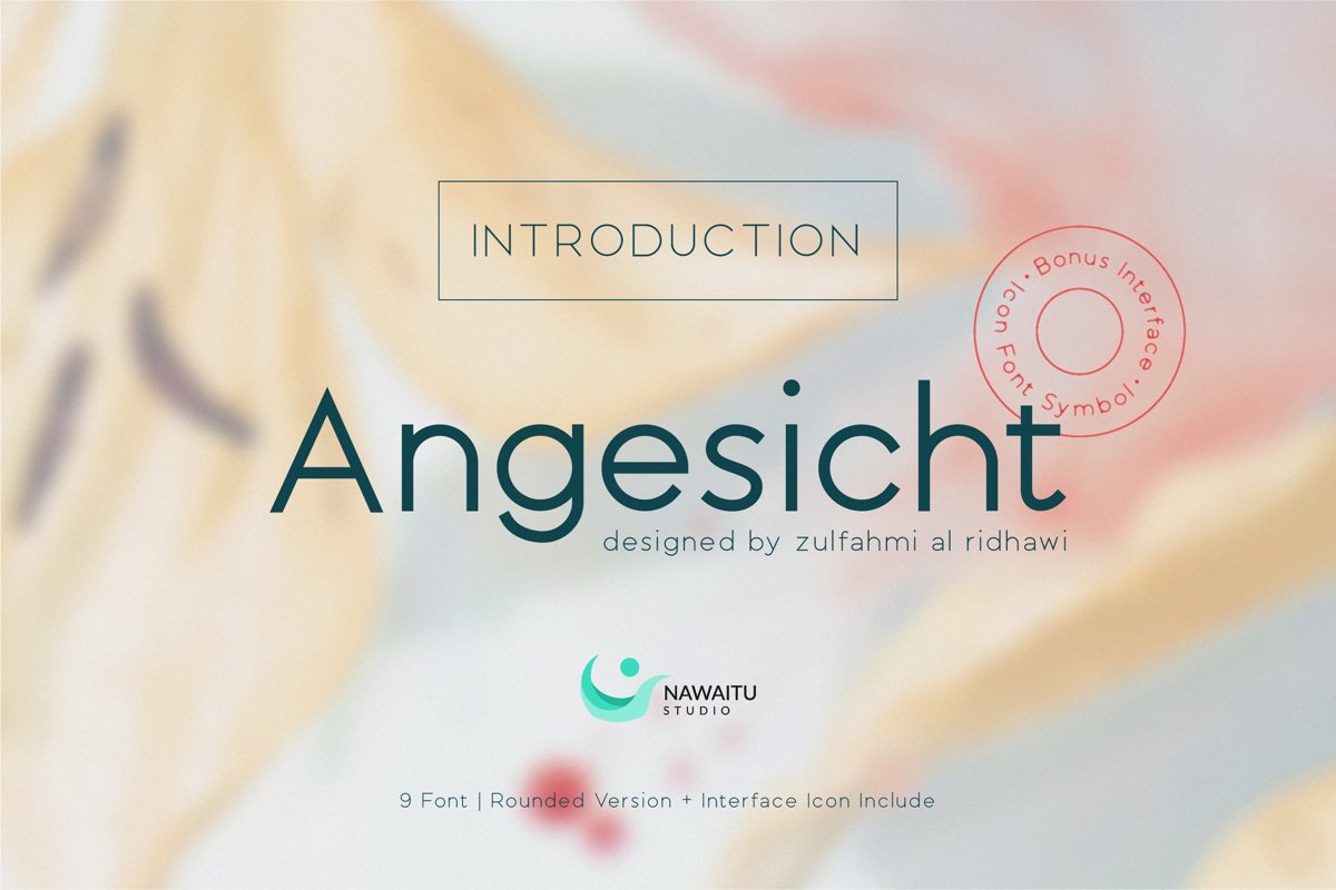 Angesicht | Modern Sans Serif example image 1