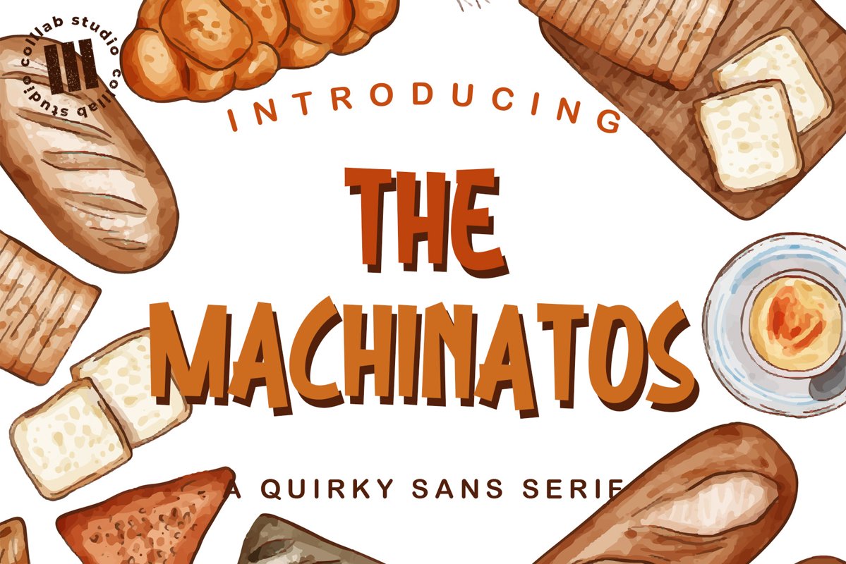 The Machinatos - A Quirky Sanserif Font example image 1