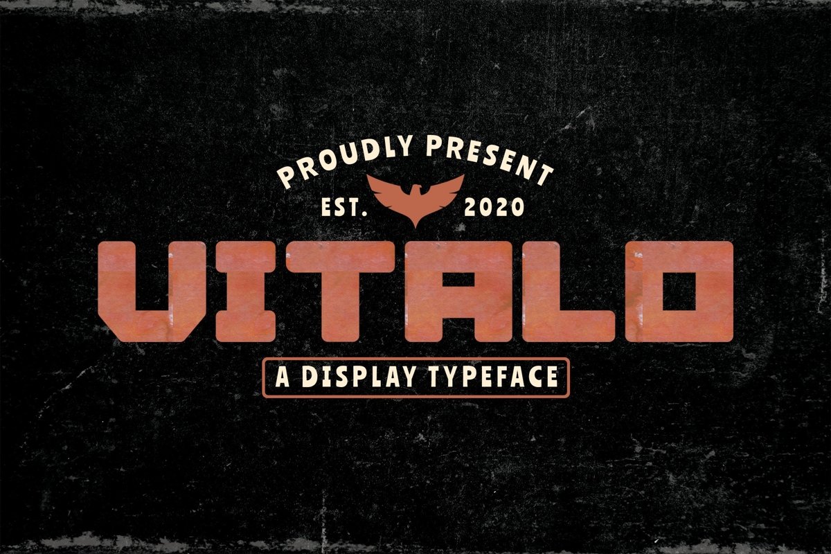 Web Font Vitalo example image 1