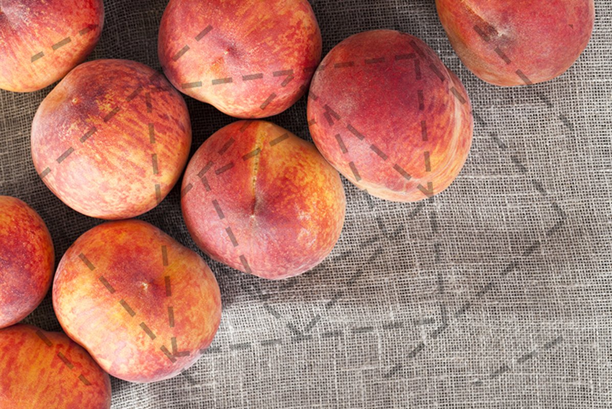 ripe orange peaches example image 1