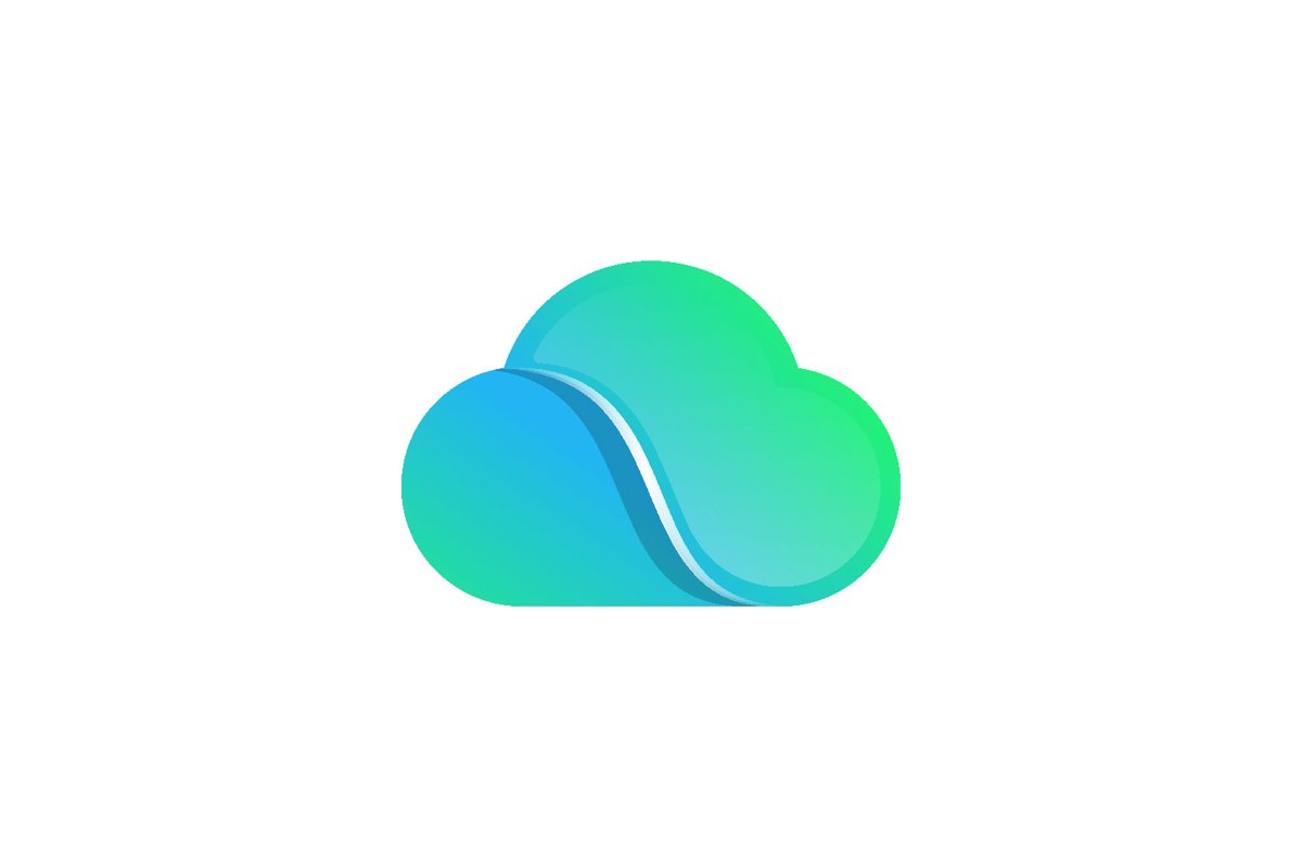 Cloud Connect Logo design vector isolated example image 1