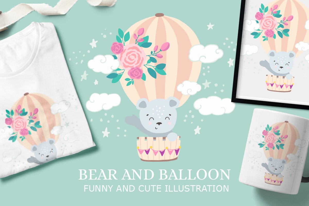 Sublimation designs / Nursery Art example image 1