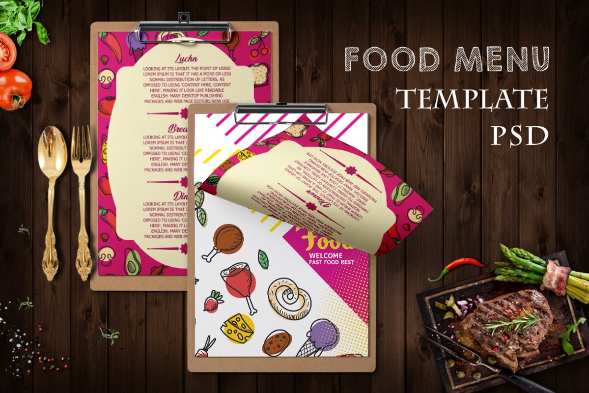 Restaurant Food Menu Template example image 1