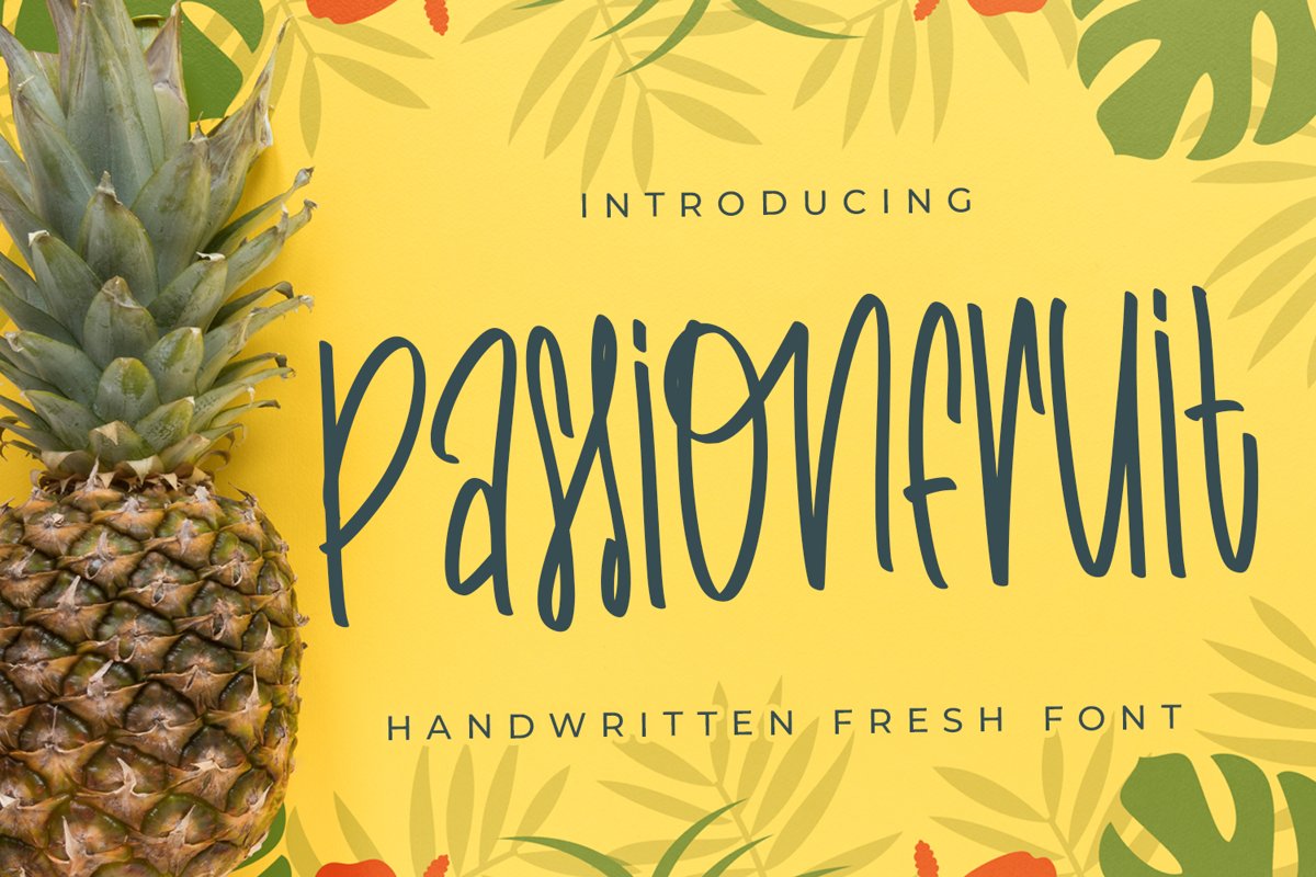 Passionfruit - Fancy Fonts example image 1