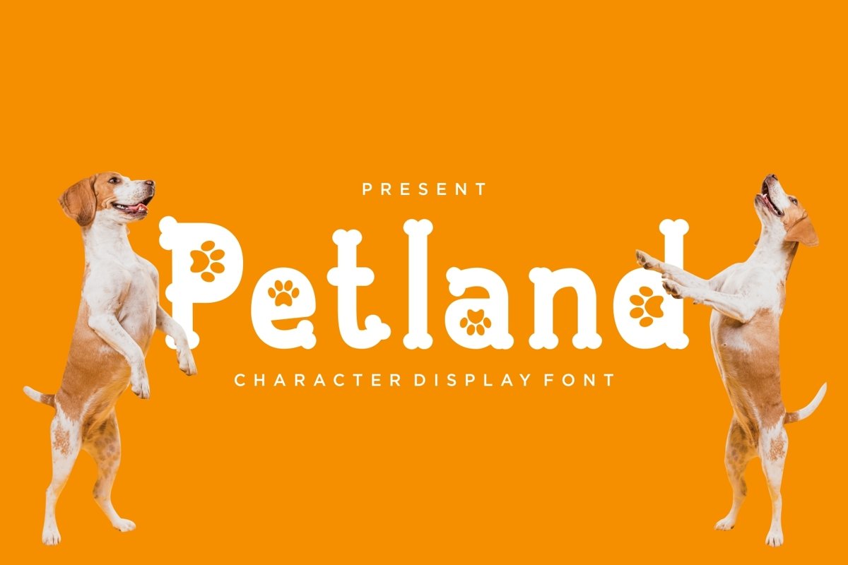 Petland - Playful Display Font example image 1