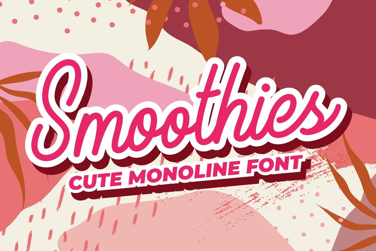 Smoothies - Cute Monoline example image 1