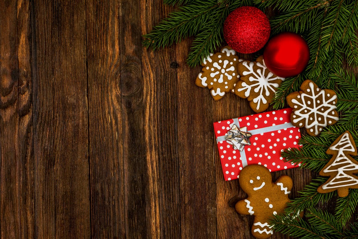 Christmas cookies background. example image 1