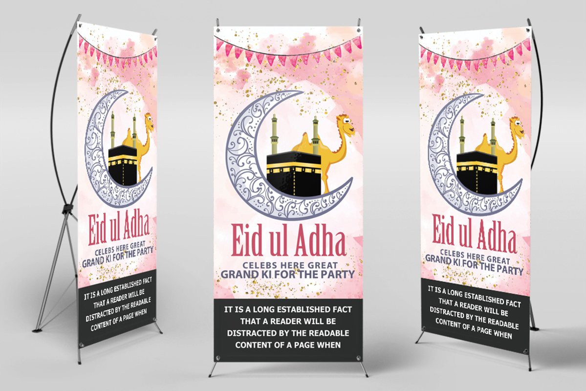 Eid Ul Azha Festival Standee Roll Up Banner example image 1