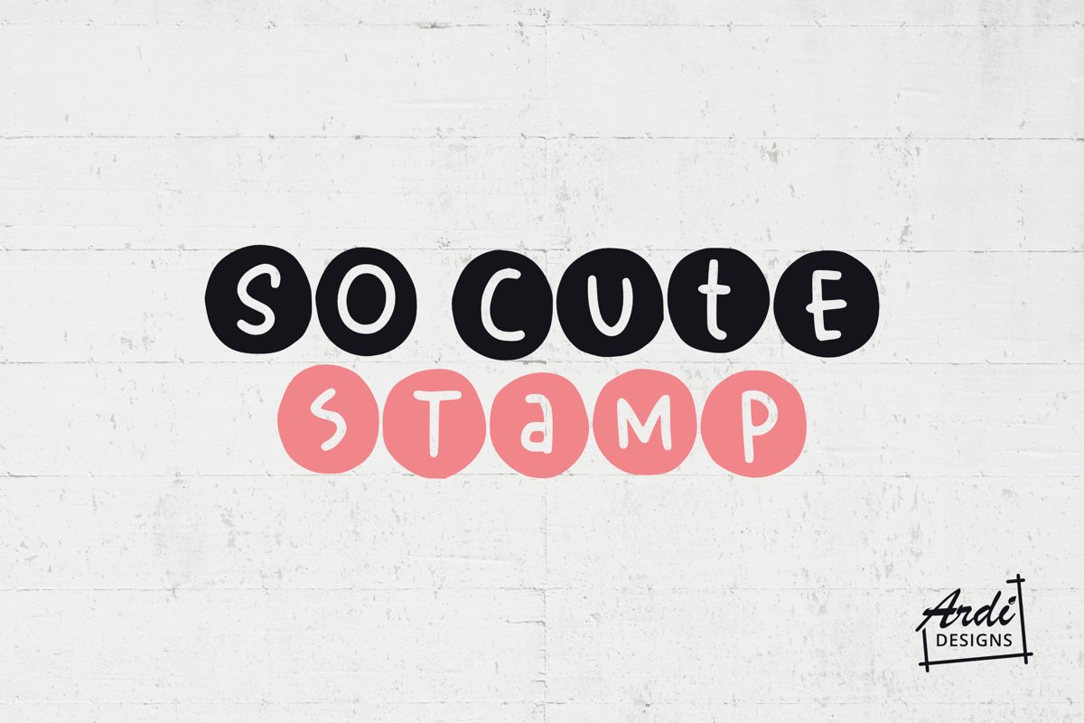 So Cute Font example image 1