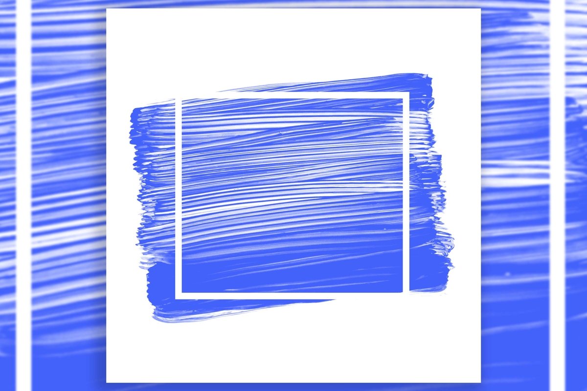 Acrylic Brush Strokes Template Background example image 1