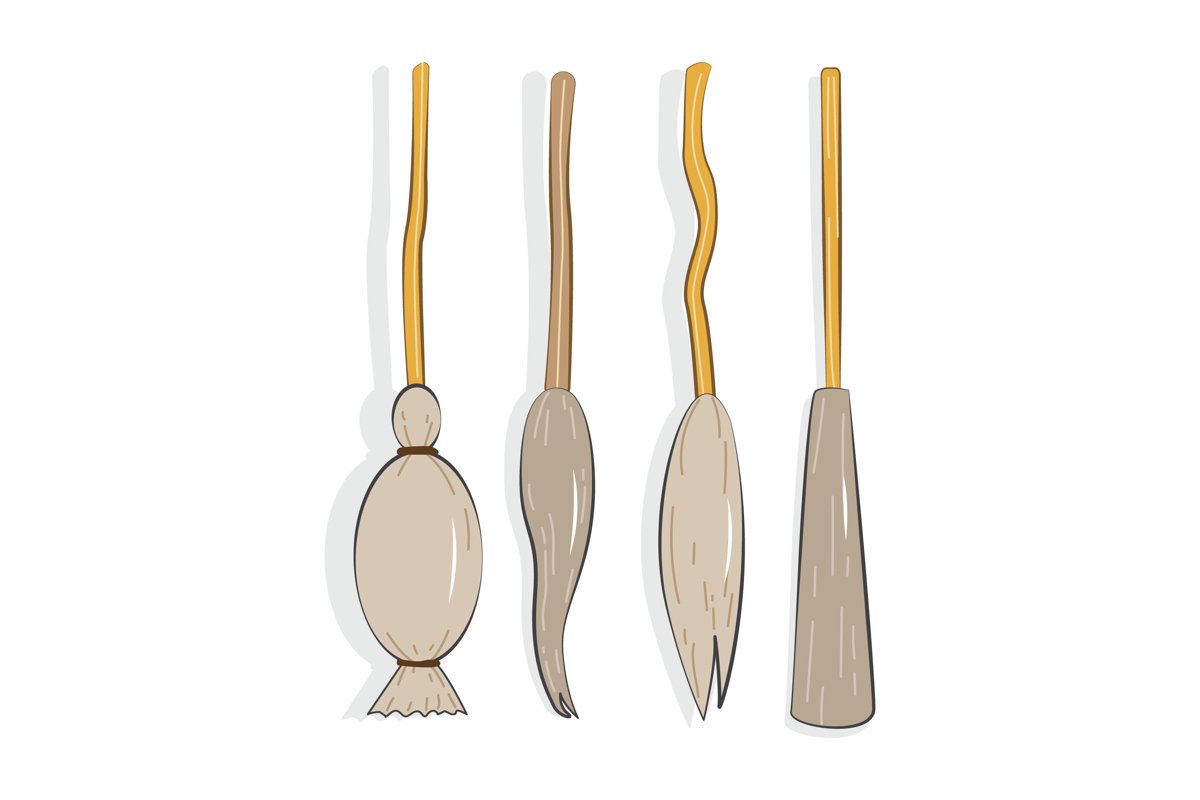 Broomstick Illustrations example image 1