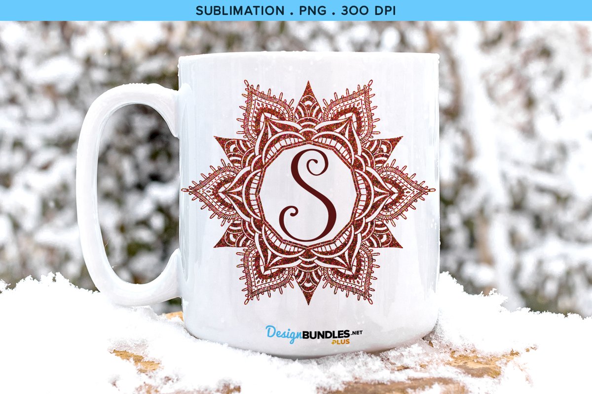 Round Monogram | Sublimation example image 1