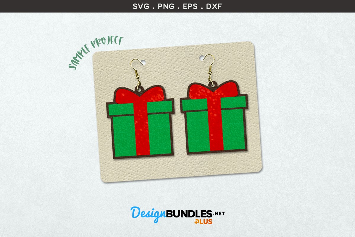 Download Christmas Earrings Template Christmas Present