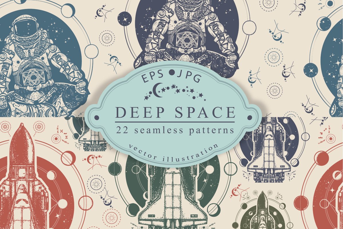 Deep space patterns example image 1