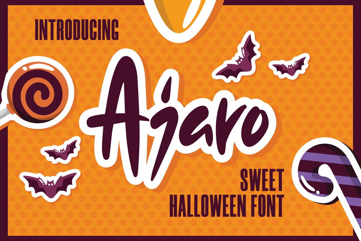 Ajaro - Sweet Halloween Font example image 1
