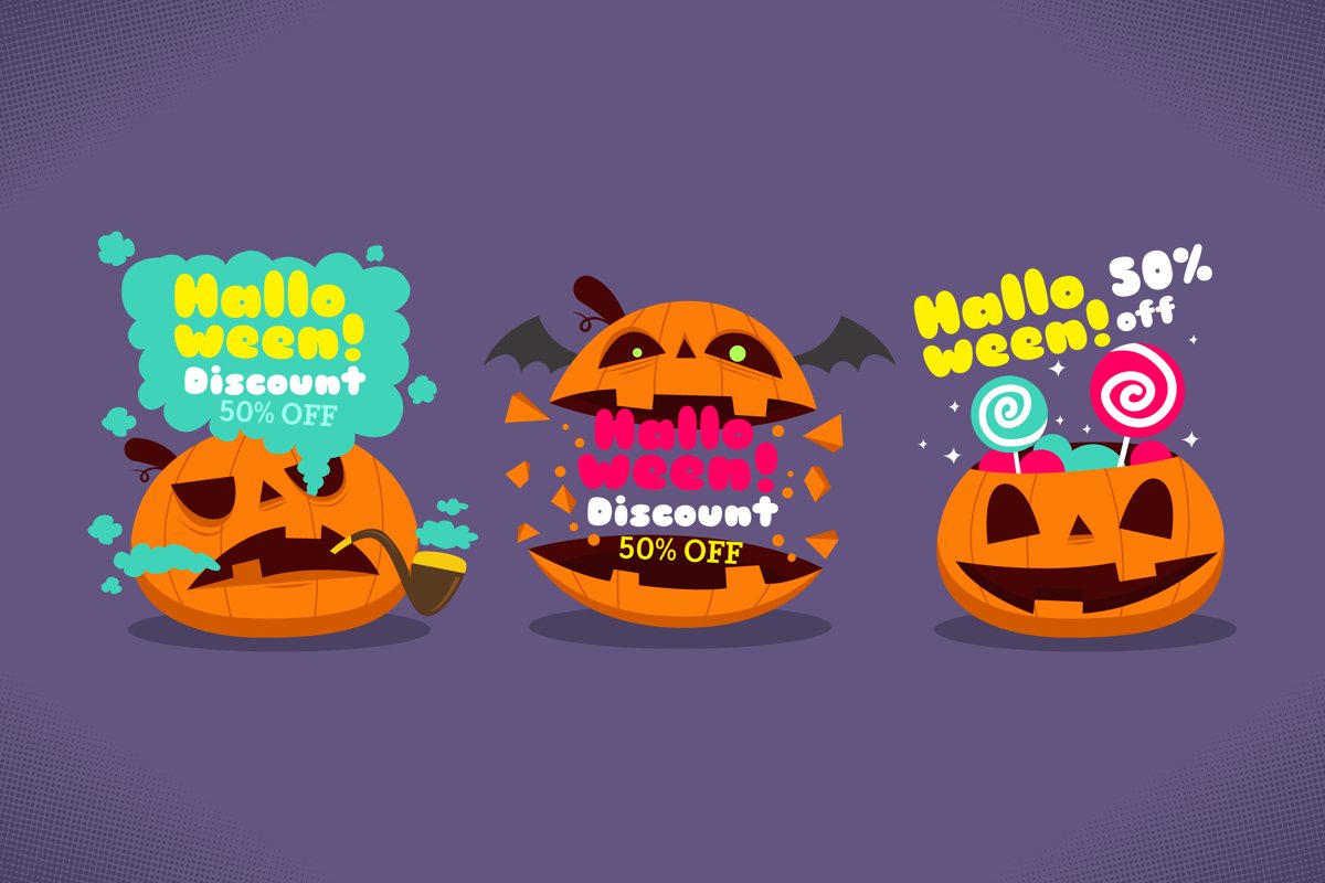 Halloween Sale Labels example image 1