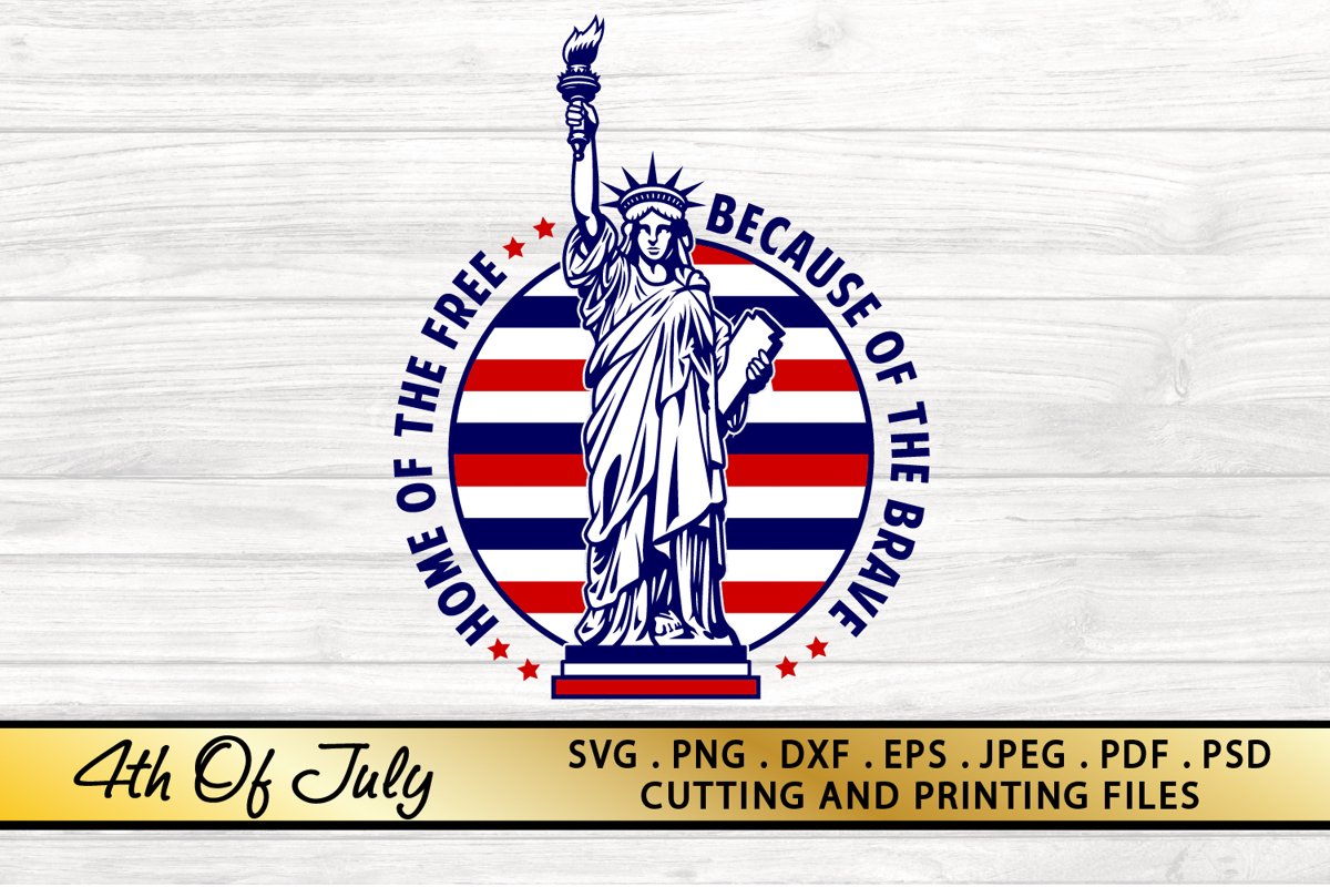 4th of July SVG PNG DXF EPS Patriotic SVG American Flag SVG example image 1
