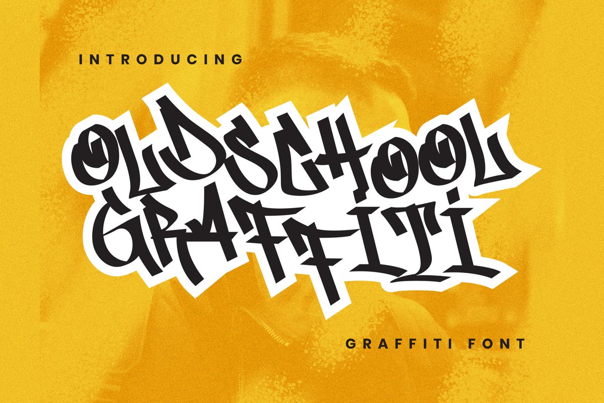 OLDSCHOOLGRAFFITI Font example image 1