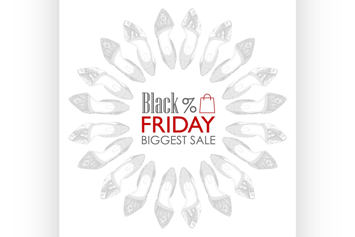 Black friday shoes sale example image 1