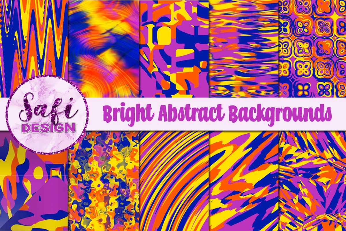 Bright Abstract Backgrounds example image 1