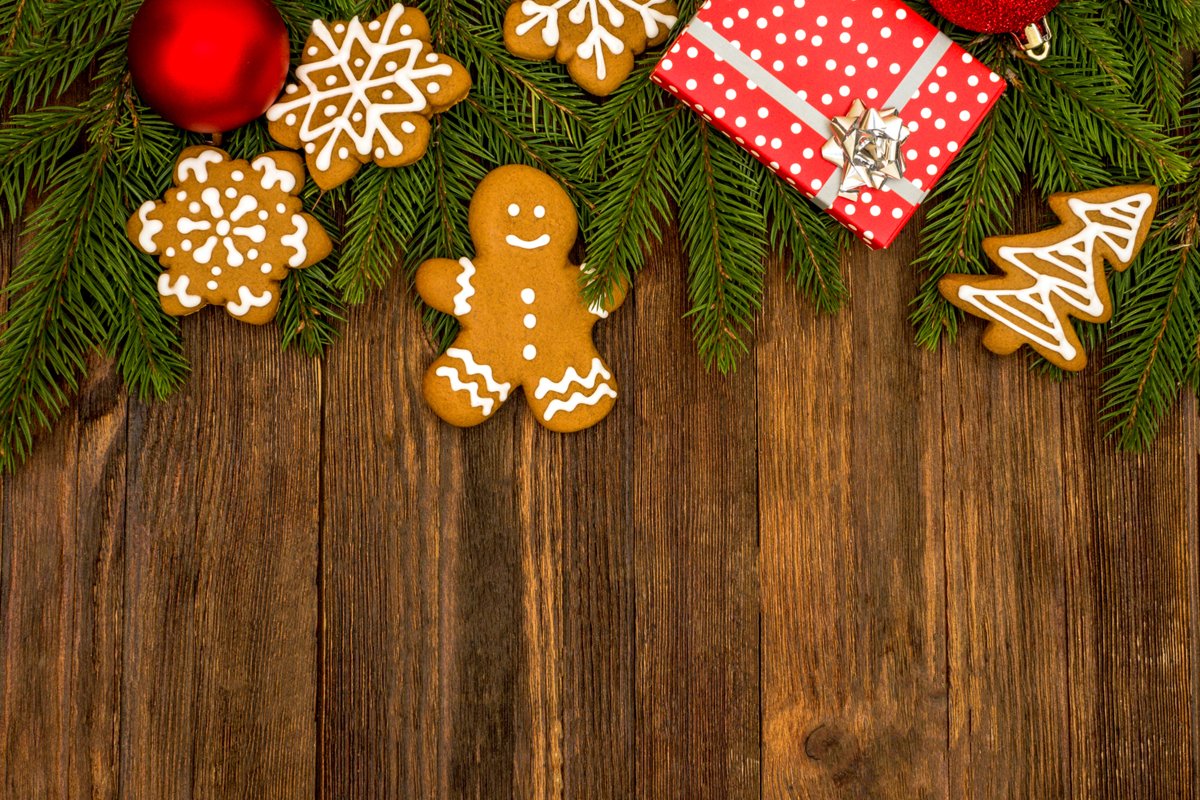 Christmas cookies background. example image 1