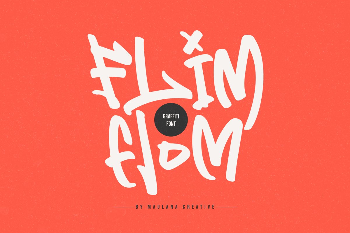 Flim Flom - Graffiti Font example image 1