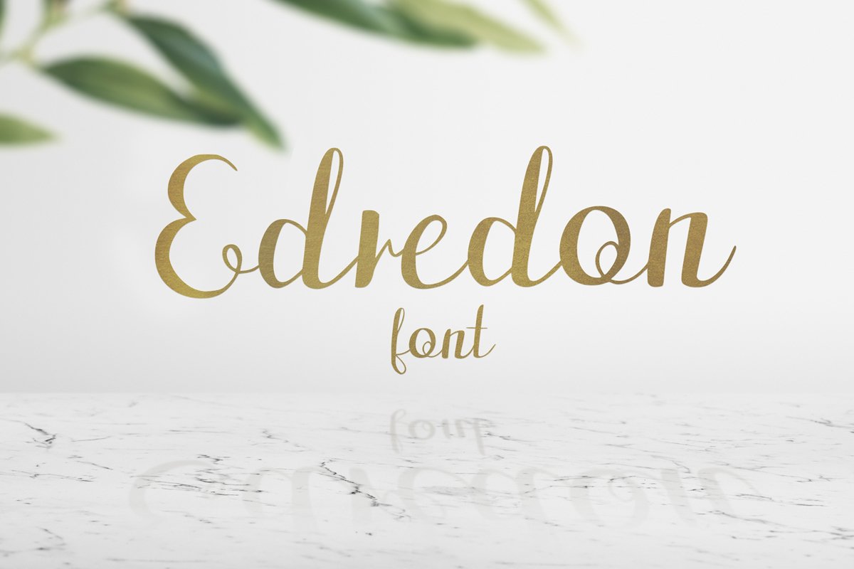 Edredon Font example image 1