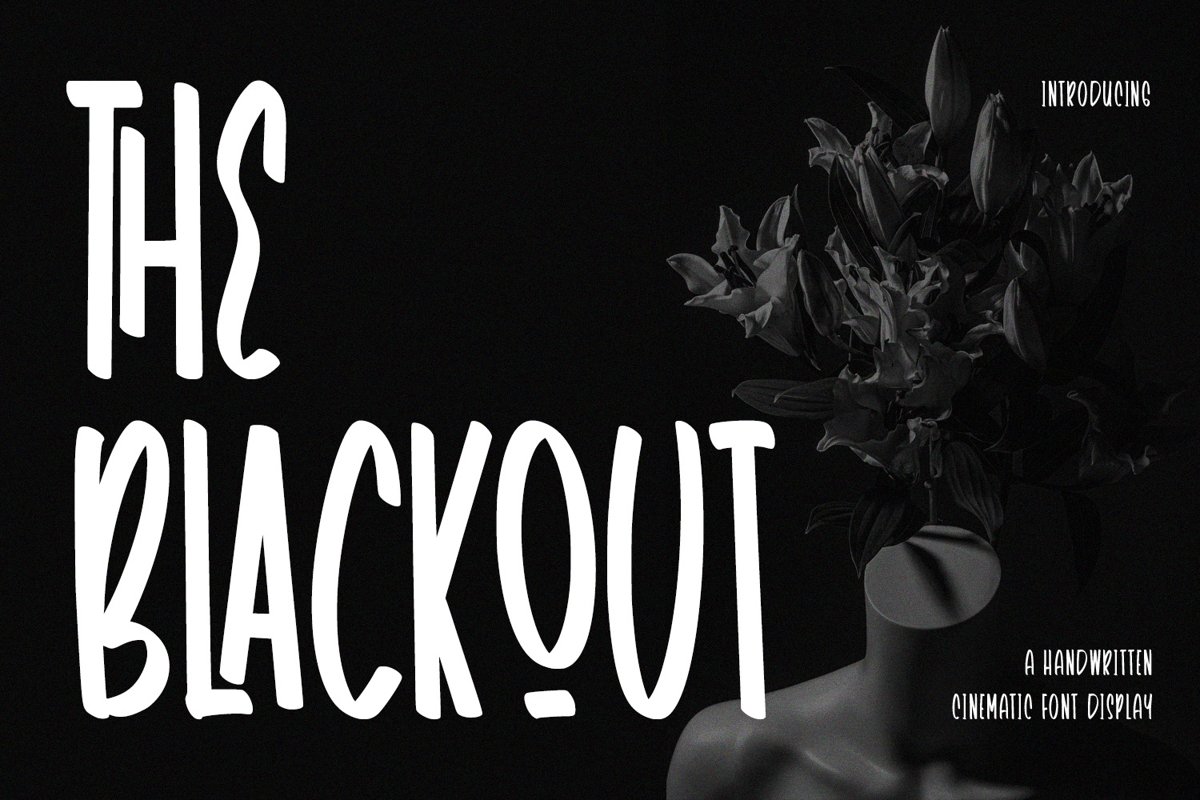 TheBlackout - Cinematic Display Font example image 1