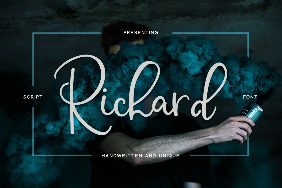Web Font Richard example image 1