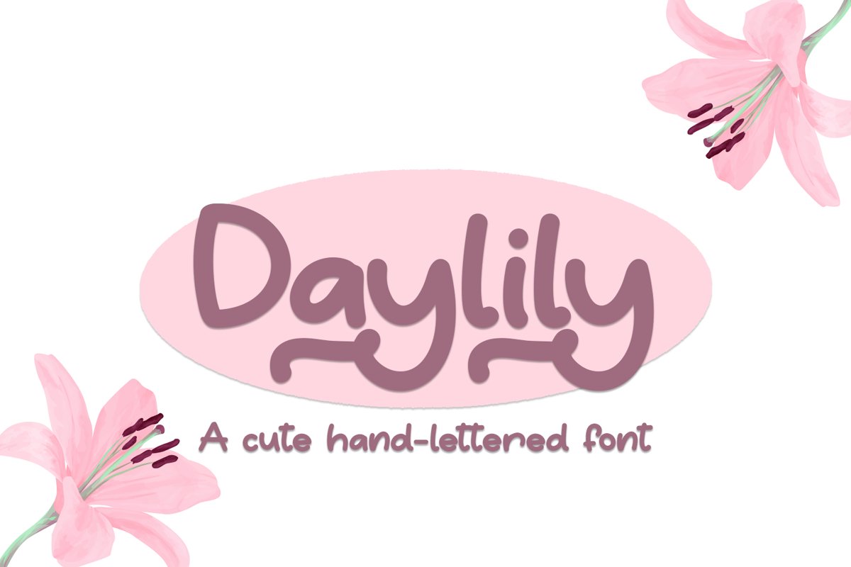 Daylily - A Cute Hand-Written Font example image 1